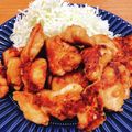 Emihann's cooksnap of when they made 時短◎鶏むね肉のガーリックしょうゆチキン.