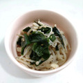 焼きたてりんごパイ's cooksnap of when they made えのきとワカメのナムル.