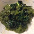 ベティ３'s cooksnap of when they made クイック！モロヘイヤとめかぶのポン酢和え.