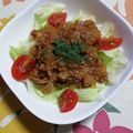 くネコまろす's cooksnap of when they made レンジで！野菜ジュースの絶品タコライス.