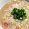 まぶたん's cooksnap of when they made 日本一美味い！カニカマの雑炊.