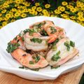 ladyoscar's cooksnap of when they made ヘルシーなおつまみ！海老のニラソース.