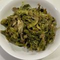まめ郎's cooksnap of when they made 〓わさび菜とシメジのマヨ醤油ソテー〓.