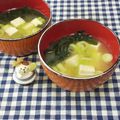 みかかめ's cooksnap of when they made ☆ワカメと豆腐の味噌汁☆.