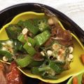 わたさな2016's cooksnap of when they made オクラのめんつゆおかか和え☆.