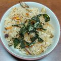 ameうめ's cooksnap of when they made 炊飯器de鶏とごぼうのおこわ.