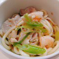 キッチンぺこ's cooksnap of when they made 鶏ネギ塩のとろとろ焼きうどん.