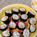 minotan's cooksnap of when they made 子ども向け　一口納豆巻き.