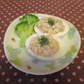 龍青空ママ's cooksnap of when they made ゆで卵de簡単おつまみ☘️ツナカレー.