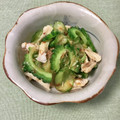 コムギ大好き's cooksnap of when they made ウマい♡ゴーヤと蒸し鶏の梅おかか和え.