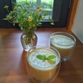 ⁂山暮らしわんこ⁂'s cooksnap of when they made ஐきゅうりとバナナのスムージーஐ.