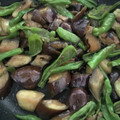 Yokchina's cooksnap of when they made ししとう・茄子の照り焼き.