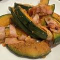 Stacieee's cooksnap of when they made かぼちゃとカリカリベーコンのみそ炒め.