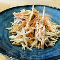 kotanu's cooksnap of when they made 我が家の基本のシャキシャキごぼうサラダ.