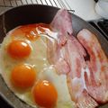 かかちゃん1234's cooksnap of when they made ジブリ飯の科学 ハウルのベーコンエッグ.