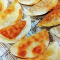 サンフラワー30's cooksnap of when they made 餃子の皮で★納豆包み焼き.