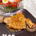 maroriro's cooksnap of when they made ポークソテーハニーマスタードソース.