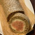 ごろごろままん's cooksnap of when they made 丸ごと無花果&チーズの紅茶ロールケーキ.