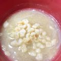 夕飯は６時です's cooksnap of when they made うちの大根のお味噌汁【揚げ玉入り】.