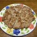 Ｍatu☆Music's cooksnap of when they made 卵不要♪豚ひき肉と豆腐のハンバーグ.