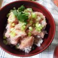 violets's cooksnap of when they made ねぎとろ丼.