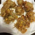 クロ８５'s cooksnap of when they made しらすとコーンの天麩羅♪.