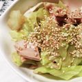 まぶたん's cooksnap of when they made ヘルシー♪キャベツささ身のポン酢醤油和え.