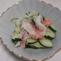 きらり流れ星's cooksnap of when they made きゅうりとカニカマ＆わかめの和え物.
