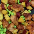 ◎みーちゃん◎'s cooksnap of when they made サツマイモと鶏もも肉の甘辛炒め.