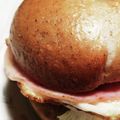 まぶたん's cooksnap of when they made ハムサンドエッグ！？.