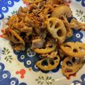 モカコ★'s cooksnap of when they made 簡単！レンコンと豚バラの炒め煮.