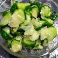 露天好き's cooksnap of when they made *余ったガリ*と*きゅうり*であと一品☆.