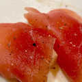 万年ダイエッター！'s cooksnap of when they made 梨と生ハムのおつまみ.