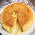 ＊小さなバイキング＊'s cooksnap of when they made 簡単混ぜて行くだけ♪スフレチーズケーキ♪.