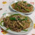 赤い電話's cooksnap of when they made ピーマンと春雨の炒め.