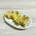 クック4P73QB☆'s cooksnap of when they made 大葉としらすで☆お弁当卵焼き.