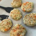 みーつー's cooksnap of when they made 離乳食手づかみ☆納豆と玉ねぎのご飯おやき.