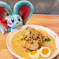 しずゆ☆'s cooksnap of when they made 青森のソウルフード味噌カレー牛乳ラーメン.