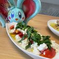 しずゆ☆'s cooksnap of when they made 簡単でさっぱりトマトと豆腐の香味サラダ.