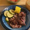 Mizu718211's cooksnap of when they made 絶品ソース！ビーフステーキ.