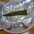 クックJOEさん's cooksnap of when they made トースターで！オクラのオリーブオイル焼き.