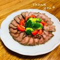 ねっちゃんっ's cooksnap of when they made 和風ローストビーフ フライパンで簡単.