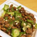 yumi☆0621's cooksnap of when they made 簡単！わさび風味☆生オクラ納豆.