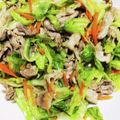 ☆結★'s cooksnap of when they made ❖豚小間とキャベツの香味ペースト炒め❖.
