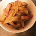 ☆ichika＊☆'s cooksnap of when they made すぐできる！ごぼうとベーコンの炒め物.