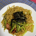 クック49L4Ho☆'s cooksnap of when they made ソーセージとほうれん草の和風パスタ.
