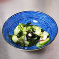 KAKO_KAKO's cooksnap of when they made たこときゅうりとわかめの酢の物.