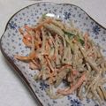 きらり流れ星's cooksnap of when they made 副菜★冷凍にんじんごぼうのマヨサラダ.
