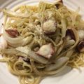 ベティ３'s cooksnap of when they made タコのジェノベーゼパスタ.