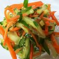 アップイエ's cooksnap of when they made きゅうりとにんじんの簡単和え物.